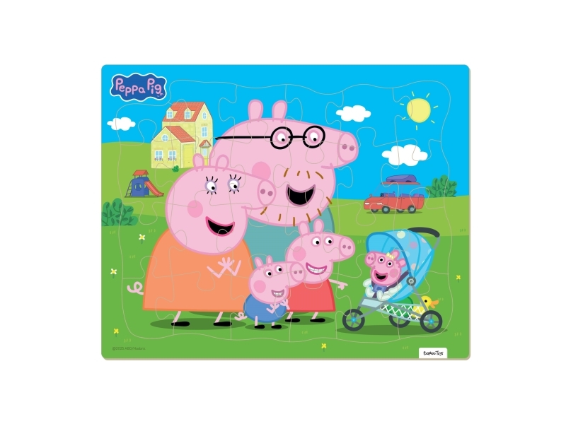 Gurli Pig - Gerahmtes Kartonpuzzle - 24 Teile - Familie
