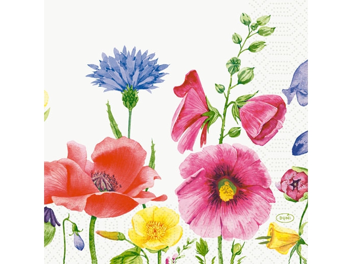 Duni 210274, Monivärinen, Käsipaperi, Kuva, 330 mm, 330 mm, 50 kpl