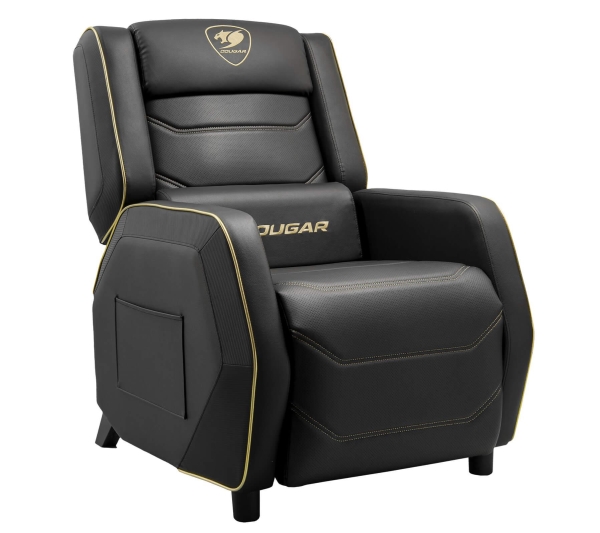 Cougar Gaming Sofa Ranger S Royal, Gaming-Sessel, 160 Kg, Gepolsterter Sitz, Gepolsterte Rückenlehne, Universal, Schwarz