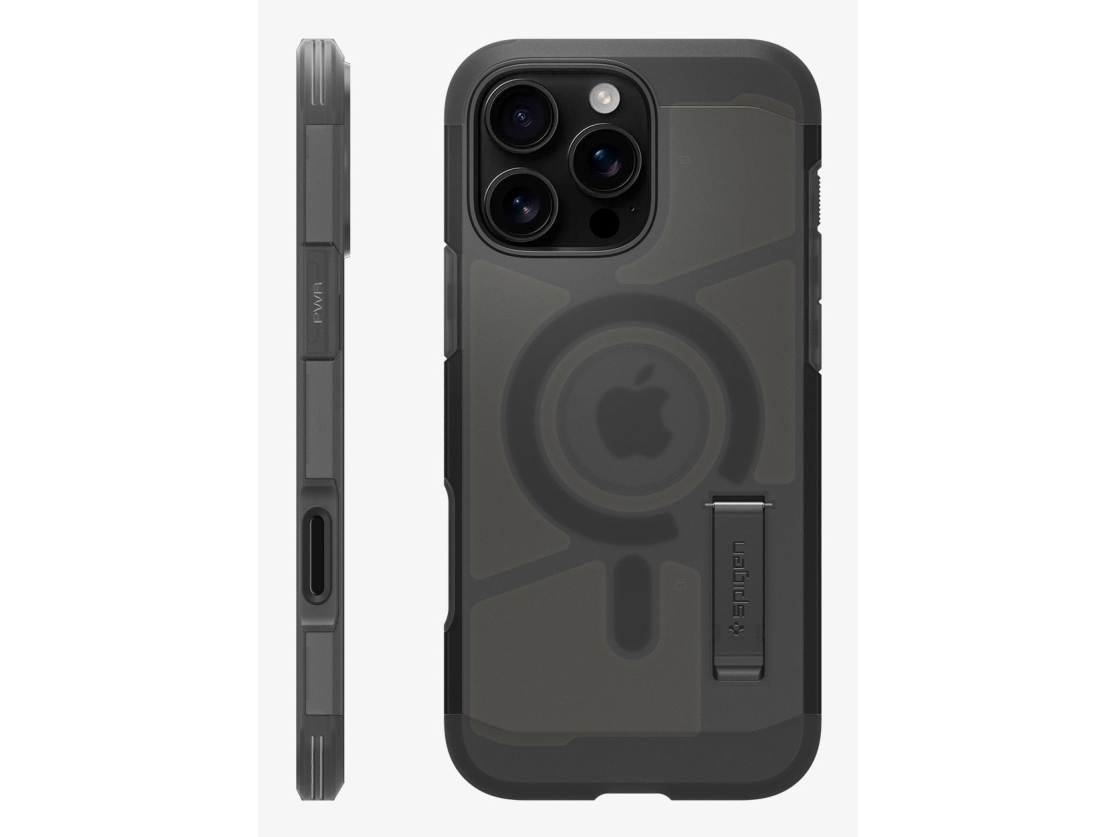 Spigen Tough Armor T Ai (Magfit), Cover, Apple, Iphone 16 Pro, 16 Cm (6.3"), Sort