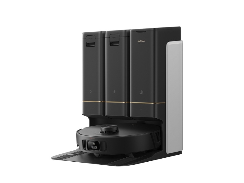 Dreame Mova Z50 Ultra, Poseløs, Sort, Rund, Støvpose, 4 Hjul, 0,3 L