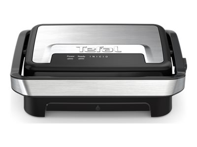 Tefal Inicio GC270D10 - Grill - elektrisk - 334 kvadratcentimeter - rustfritt stål / svart