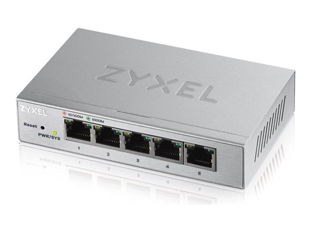 Zyxel GS1200 Series GS1200-5 - Switch - smart - 5 x 10/100/1000 - skrivbordsmodell | Datortillbehör - Nätverk - Switchar | GameStuff