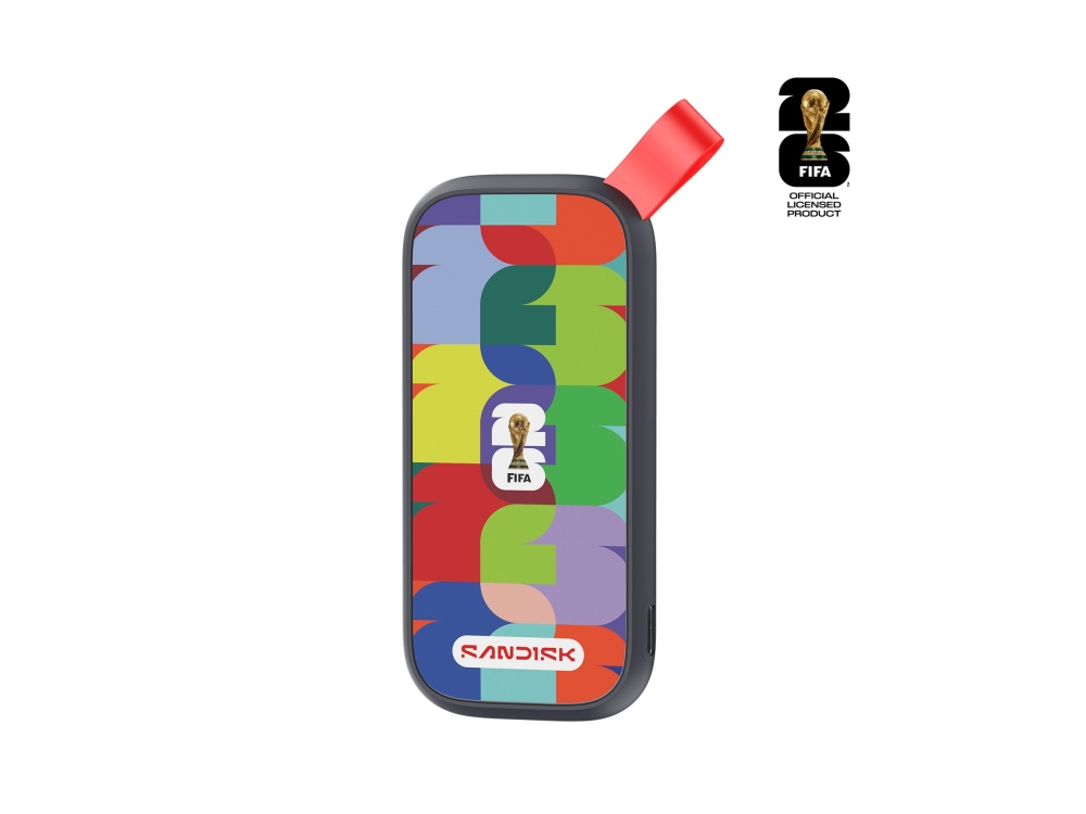 SanDisk - FIFA World Cup 2026 Edition - SSD - 1 TB - ekstern (bærbar) - USB 3.2 Gen 2 (USB-C stikforbindelse)