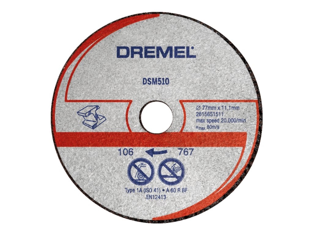 Dremel KAPSKIVE DSM510 METALL TIL DSM20