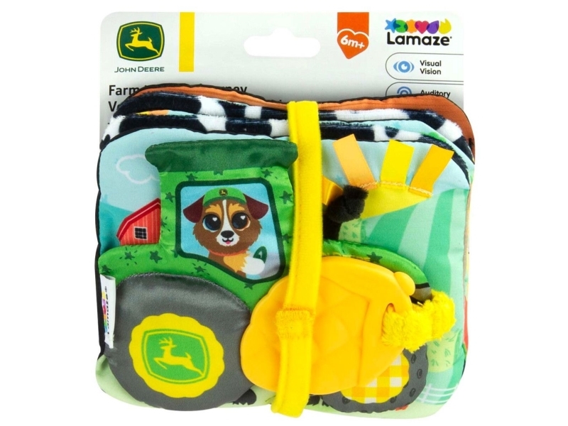 Lamaze John Deere Journey myk bok