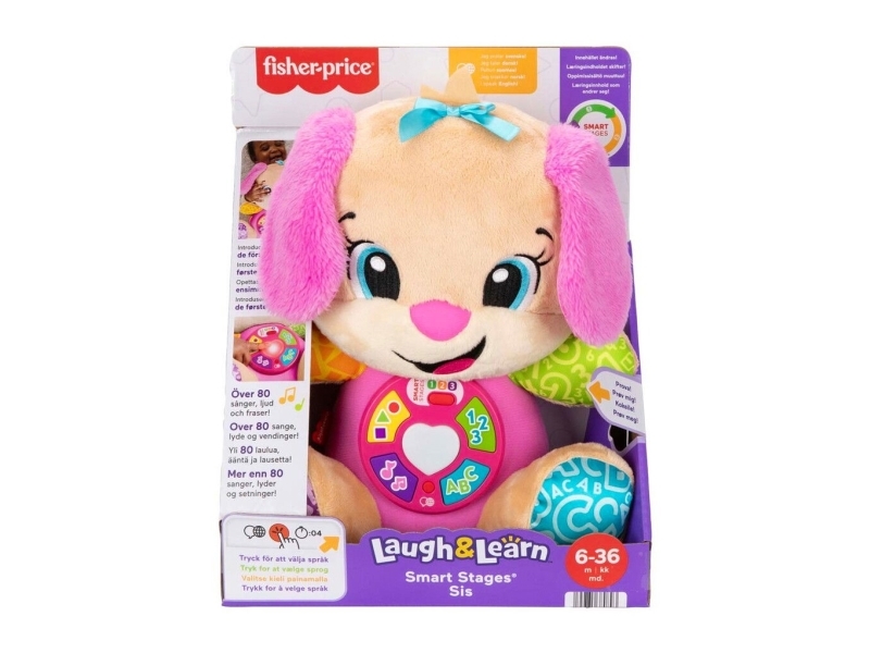 Fisher-price - Smart Stages Sis - Aktivitetsbamse - Laugh & Learn