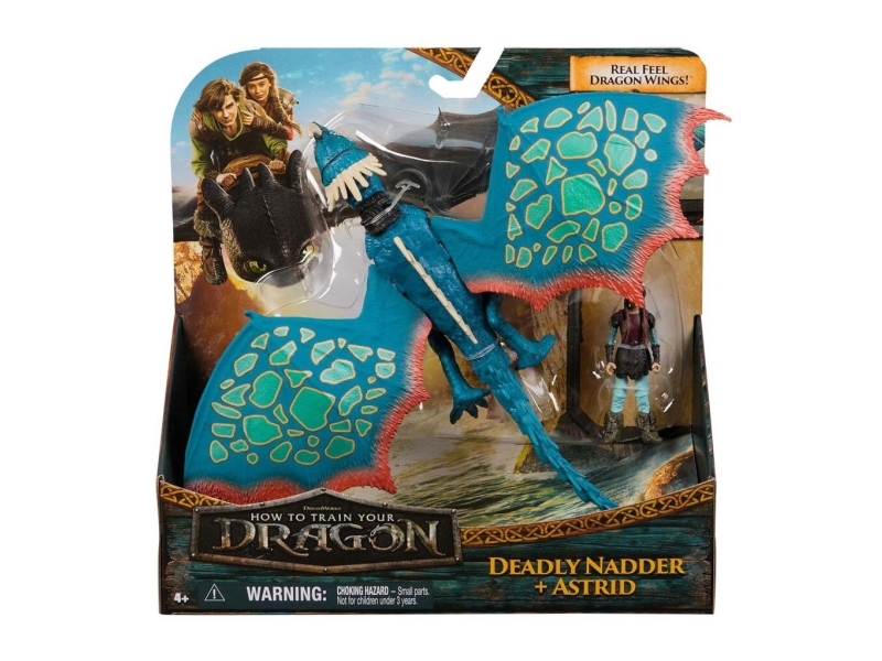 How To Train Your Dragon Figuren-Set: Smiertnik Zebacz & Astrid