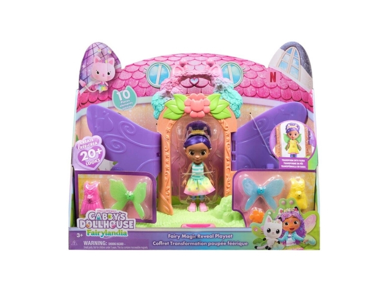 Gabbys Dollhouse Fairy Magic Reveal Playset | Leksaker - Figurer & Dockor | GameStuff