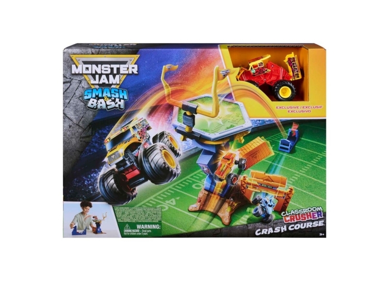 Monster Jam Smash & Bash Crash Course Playset | Leksaker - Bilar och andra fordon - Lekset med fordon | GameStuff