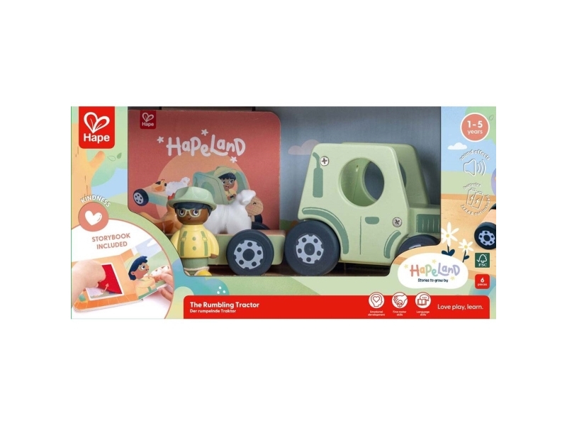 Hape Den Brummende Traktor Med Lyd