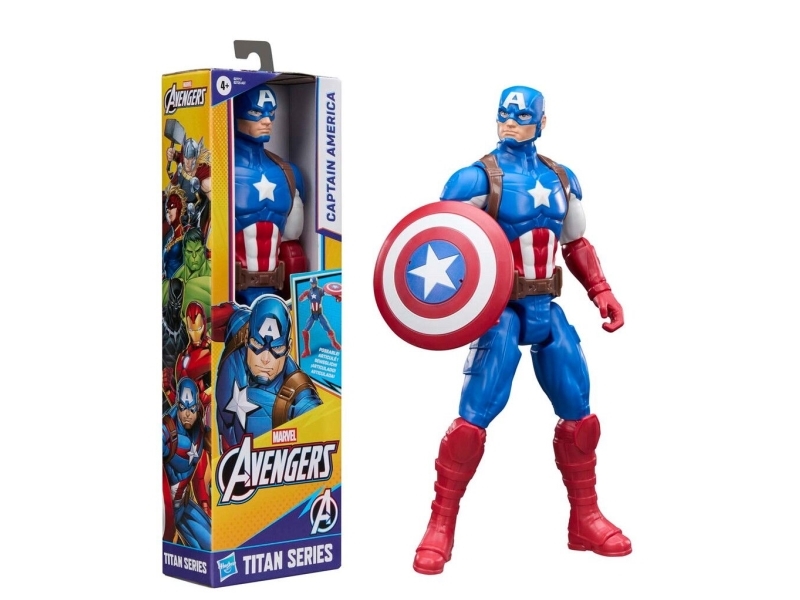 Avengers - Captain America Titan V2 Figur - 30 Cm - Hasbro G2771