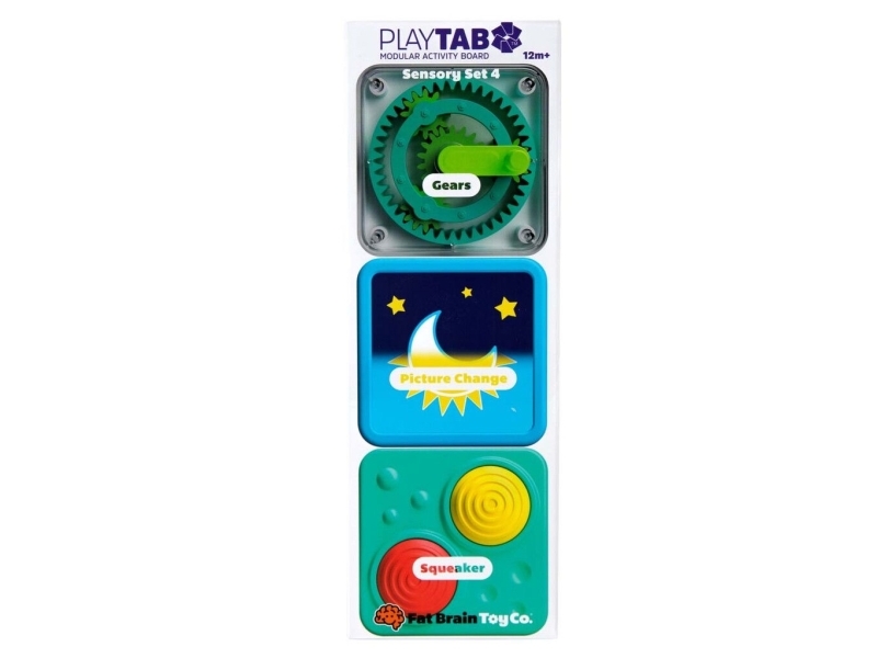 Fat Brain Play Tab Sensory Set 4 | Leksaker - För dom minsta - Motorisk utveckling | GameStuff