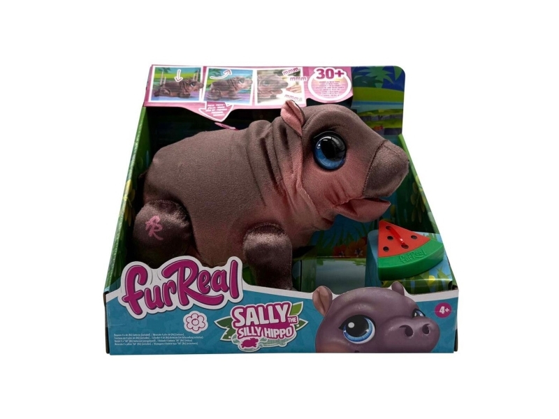 Furreal - Sally The Silly Hippo - Interaktivt Kæledyr - Hasbro