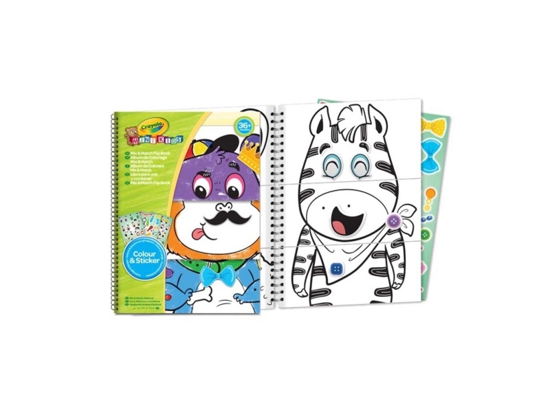 Crayola Mini Kidstoday Feel Mix & Match Flip Book