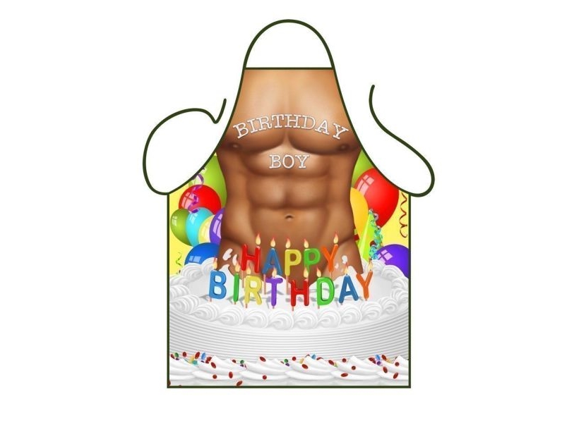 Happy Birthday Boy Forklæde