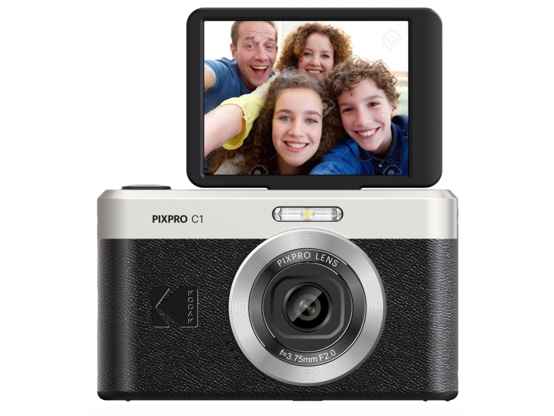 Kodak PIXPRO C1, 13 MP, 4160 x 3120 pikseliä, 1/3, CMOS, Full HD, musta