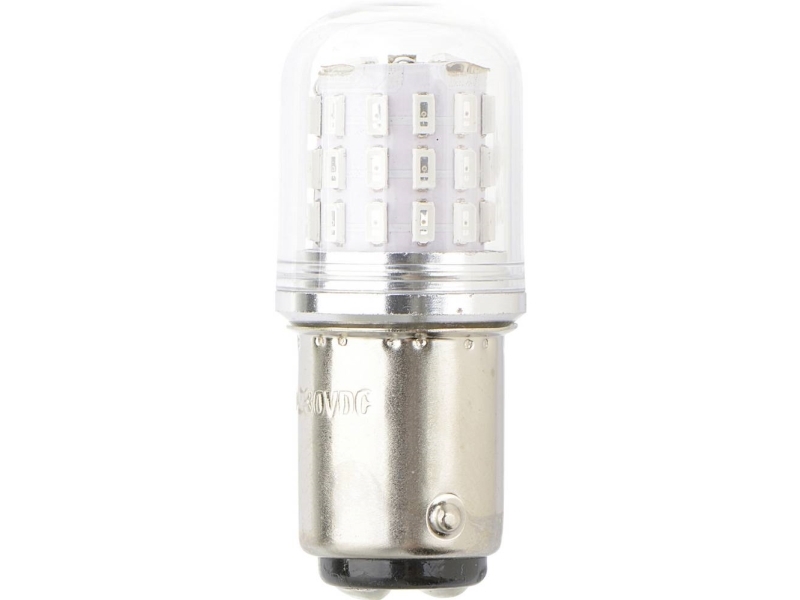 Tru Components Tc-13776184 Led-Signallampe Rot Ba15d 10 V/Dc, 30 V/Dc 250 Lm