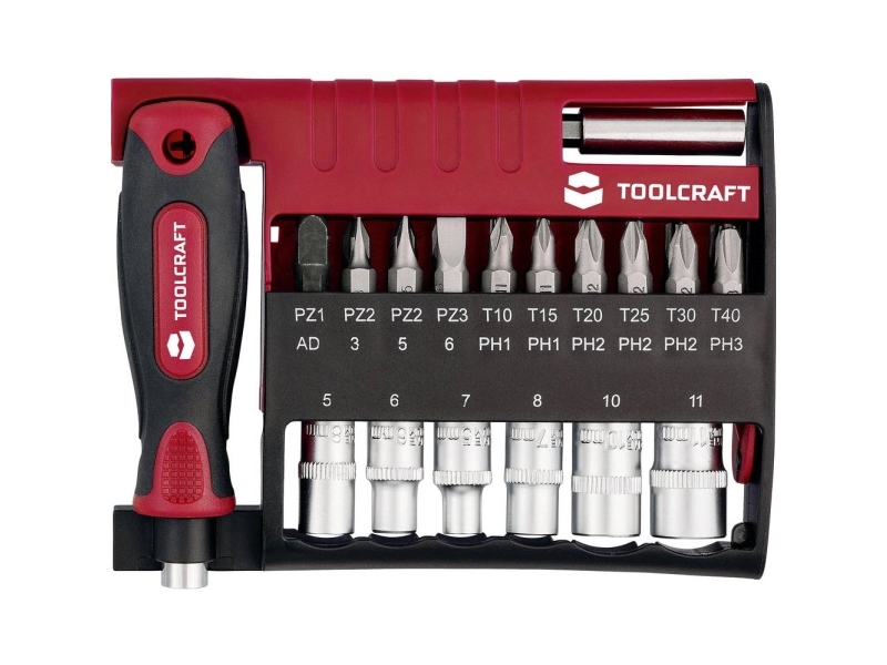 Toolcraft To-10351632 Bitsatz Inkl. Bithalter