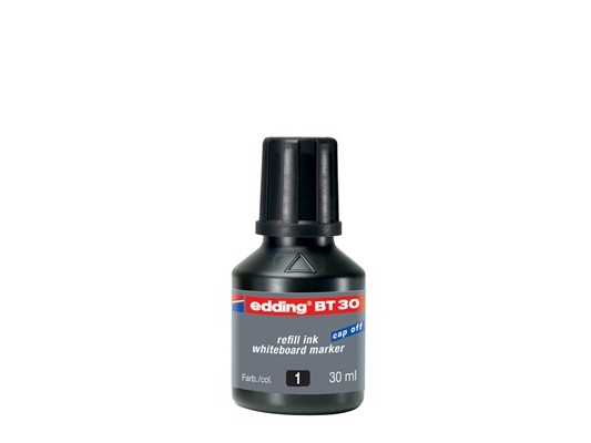 Edding Bt 30 - Blæk - Sort - Pigmentblæk - 30 Ml