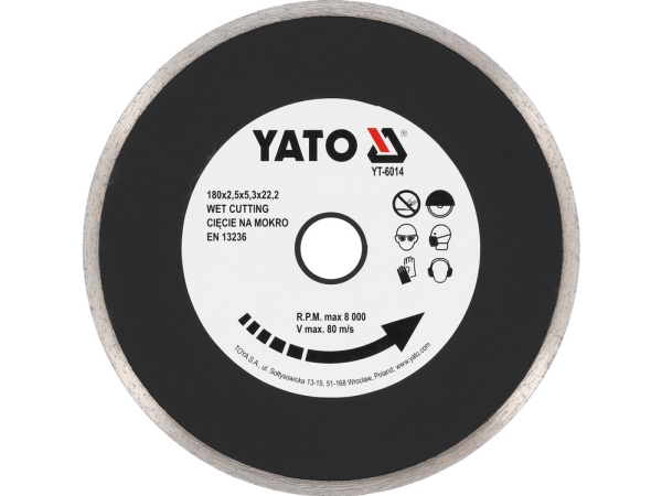 Yato YT-6014, 18 cm, Teräs, 1 kpl