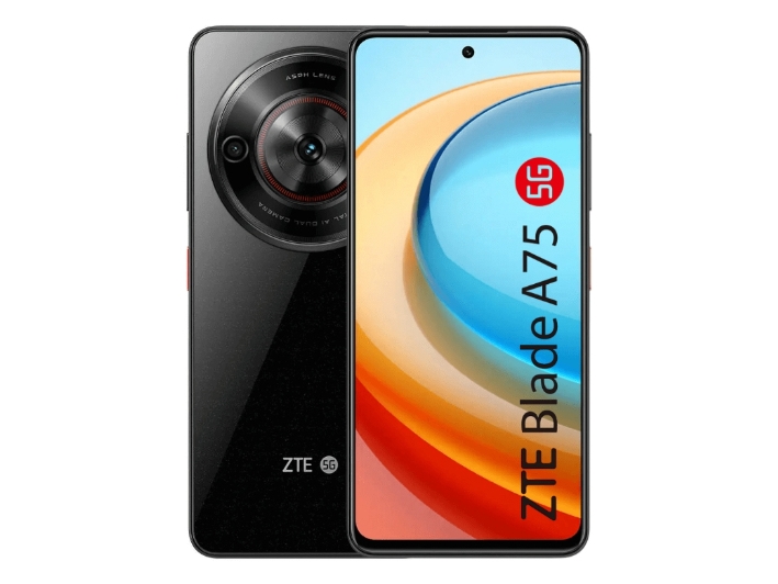 Tim Zte Blade A75 5G, 16,8 Cm (6.6"), 4 Gb, 128 Gb, 50 Mp, Android 13, Sort
