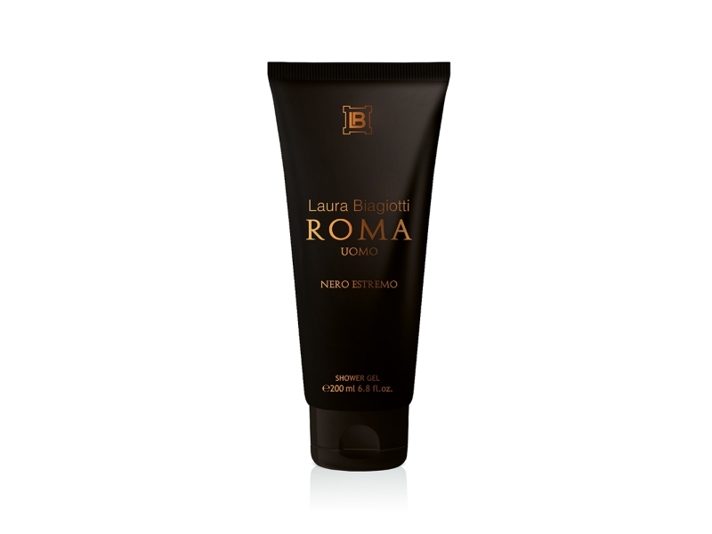 Laura Biagiotti Roma Uomo Nero Estremo Shower Gel - - 200 Ml