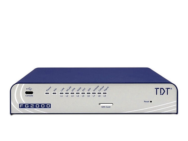 Tdt Vpn Router Fg2000 5X2.5G/1Xsfp+/Ipsec/Openvpnwireguard