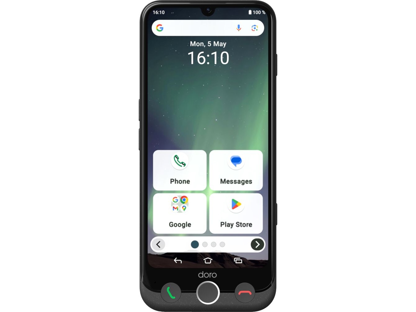 Doro Aurora A30, 15,5 Cm (6.1"), 6 Gb, 128 Gb, 50 Mp, Android 14, Grafit