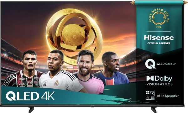 Hisense 65E77q, 165.1 Cm (65"), 3840 X 2160 Pixels, Qled, Smart Tv, Wi-Fi, Black
