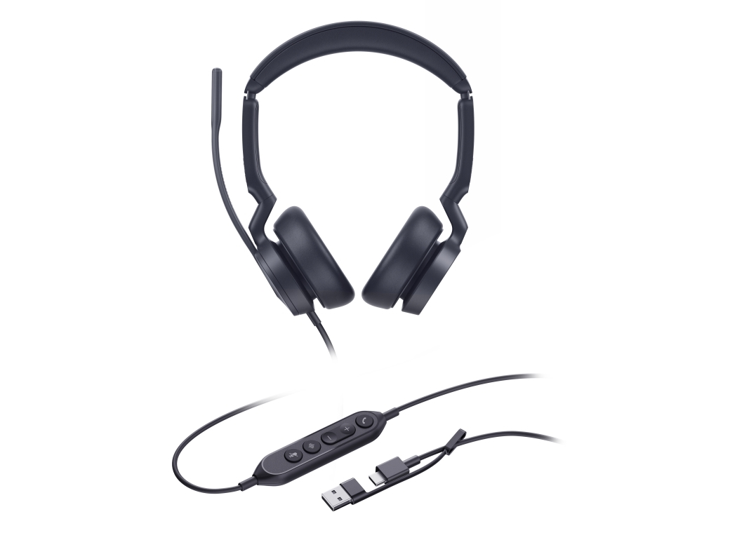 Yealink Uh46 Dual Uc Usb-C/A Headset, Kabelgebunden, 20 - 20000 Hz, Büro/Callcenter, 166 G, Kopfhörer, Schwarz