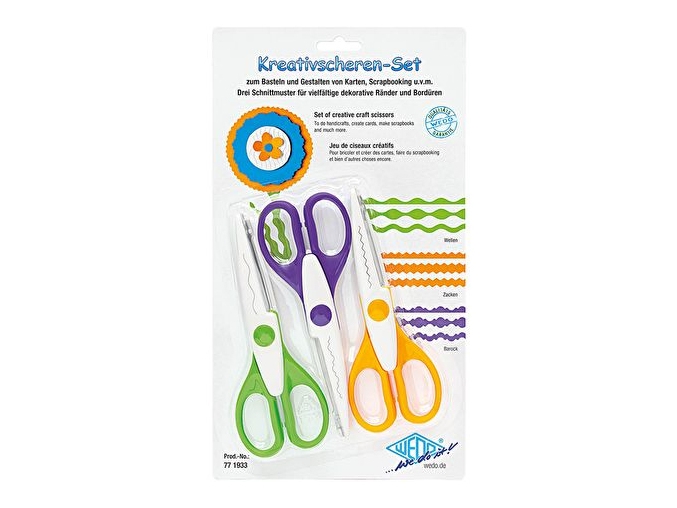 Wedo 77 1933, Vuxen, Rakt snitt, Ställ, Multifärg, Rostfritt stål, Universal | Kontorsmaterial - Skärverktyg - Sax | GameStuff