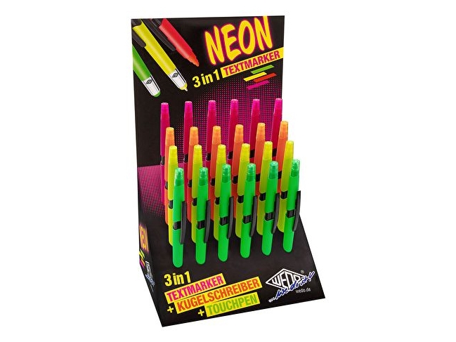 Wedo Touch Pen 3-In-1 Neon, Universel, Universel, Forskellige Farver, 130 Mm, 175 Mm, 290 Mm