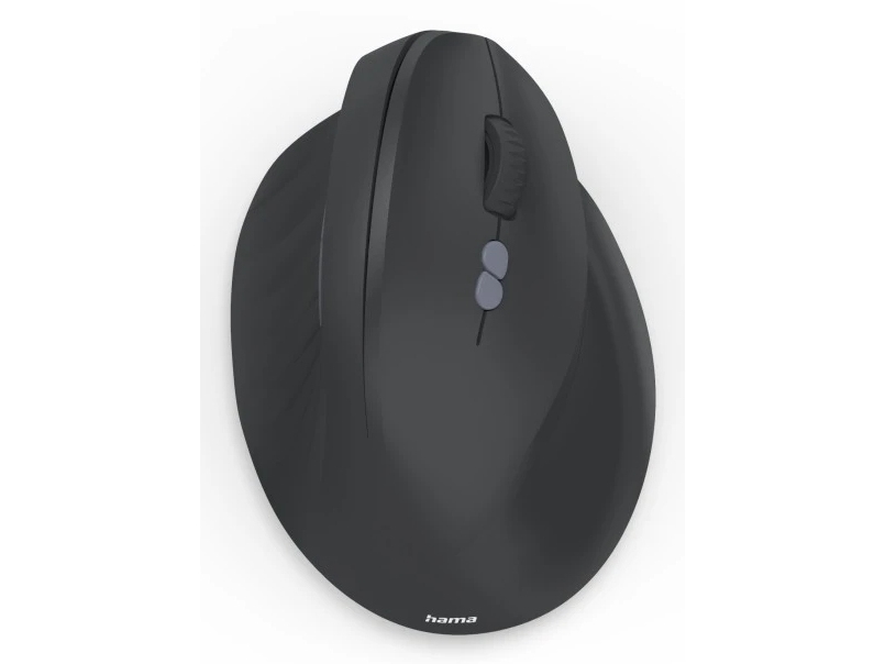 Hama Ewm-600R, Rechtshänder, Vertikales Design, Optisch, Rf Wireless + Bluetooth, 1800 Dpi, Schwarz