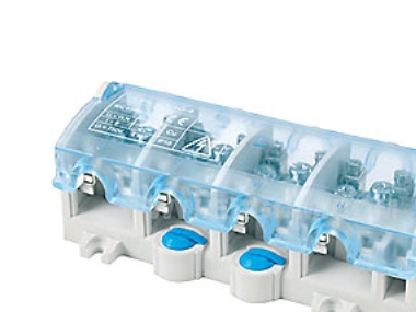 Ergom stigeledningsklemme - 4-Pol, 25/10 mm²