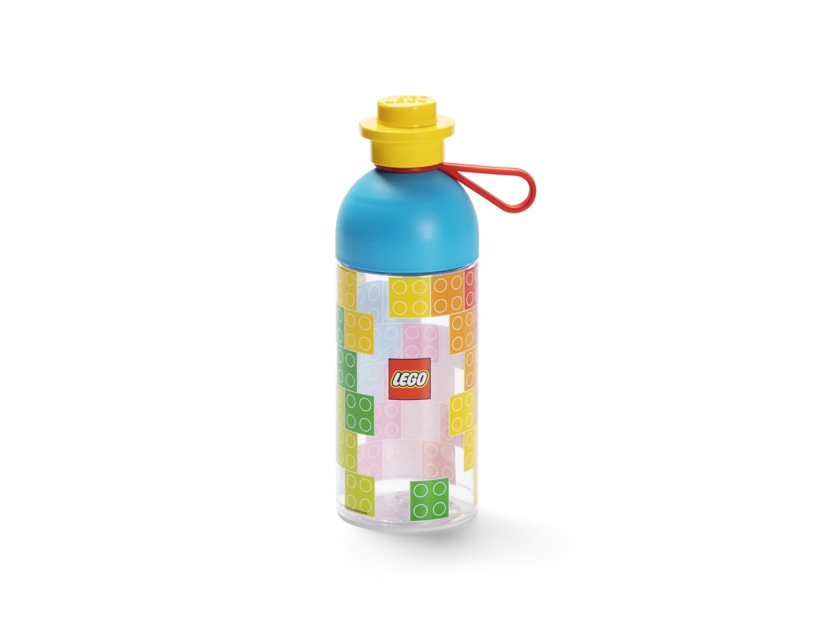 Lego Trinkflasche Hydration Bottle Iconic, 0,5 Liter Durchsichtige Flasche Mit Lego-Grafiken, Aus Pp/Tritan, - 1 Stück (40420800)