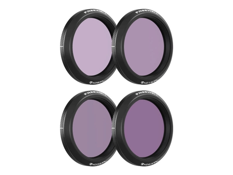 Freewell ND/PL filter-sæt (4 stk) til DJI Osmo Action 5 Pro
