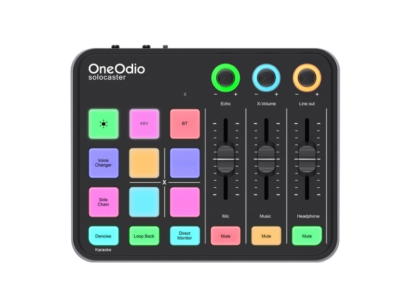 OneOdio Solocaster Audio Mixer and Sound Card | Datorkomponenter - Ljudkort | GameStuff