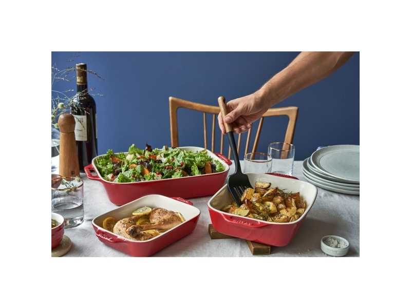 ZWILLING STAUB Ceramics, Bagesæt, Rektangulær, Keramisk, Rød, Emalje, 0 - 300 °C