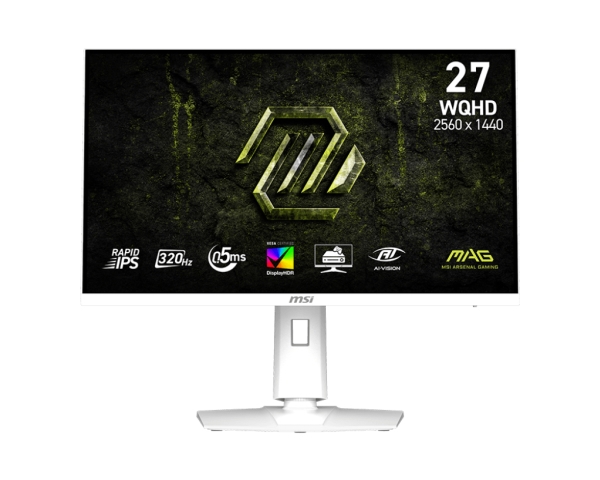 Msi Mag 274Qrfw X32, 68,6 Cm (27"), 2560 X 1440 Pixel, Wide Quad Hd, Lcd, 0,5 Ms, Hvid