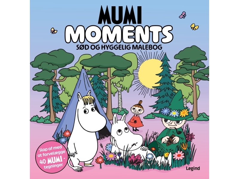 Målarbok: Mumins Moments - Cozy Coloring