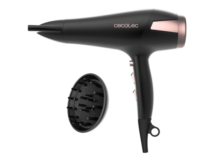 Cecotec 04398, Ac, Schwarz, Hängender Ring, 1,8 M, Tasten, 2400 W