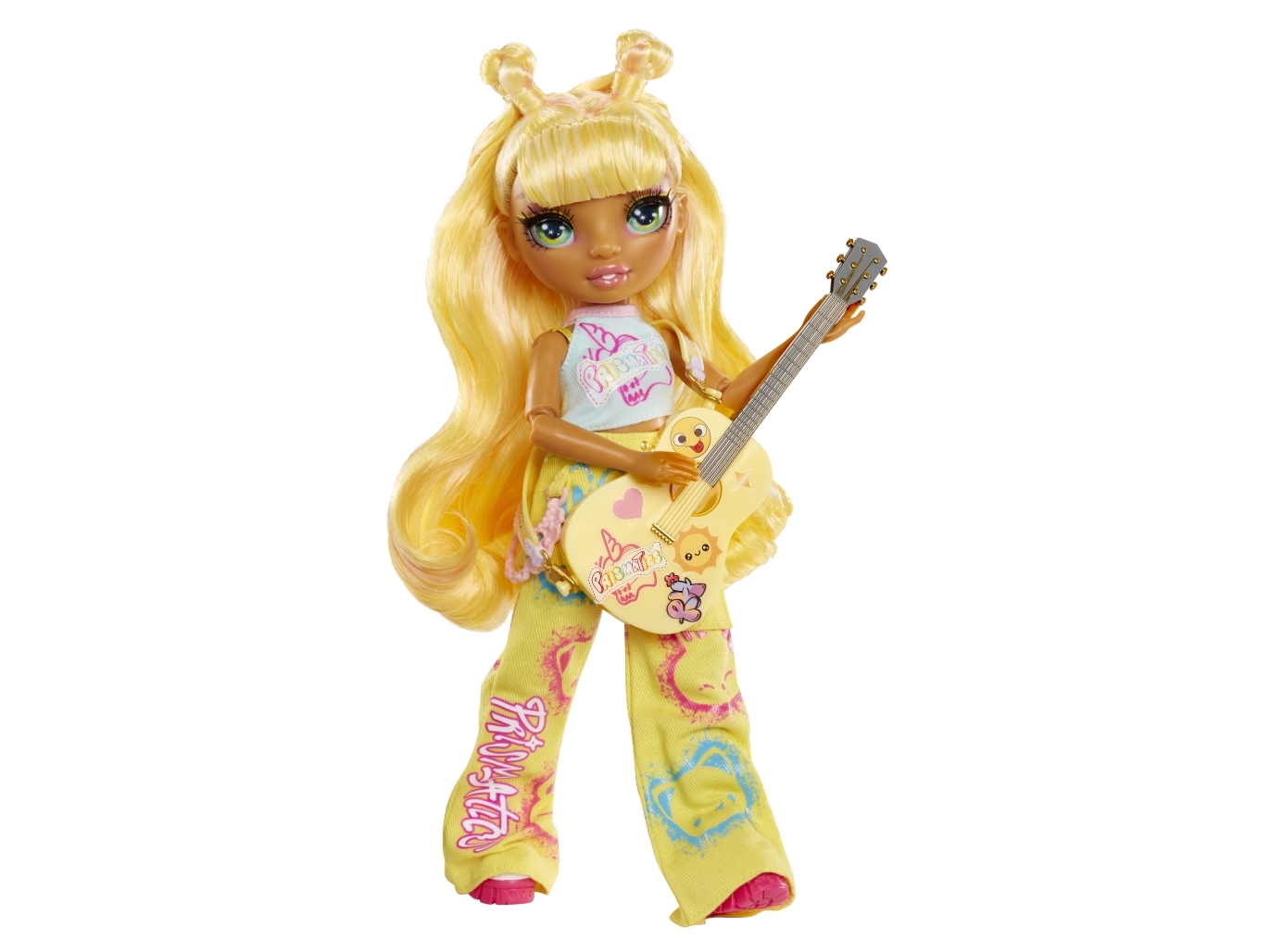 Rainbow High Junior High Jr High Rockband Fashion Dolls - Sunny, Mode Dukke, Pige, 4 År, Dreng/Pige, Flerfarvet