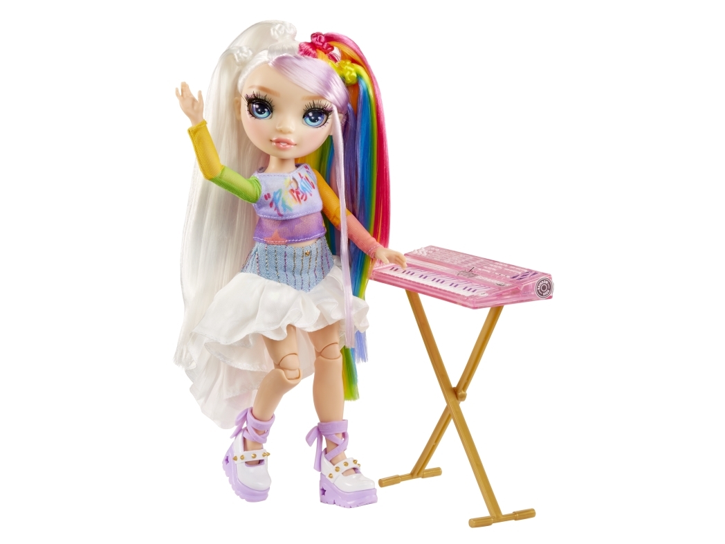 Rainbow High Jr High Rockband Fashion Dolls -Amaya, Mode dukke, Hunstik, 4 År, Dreng/Pige, Flerfarvet