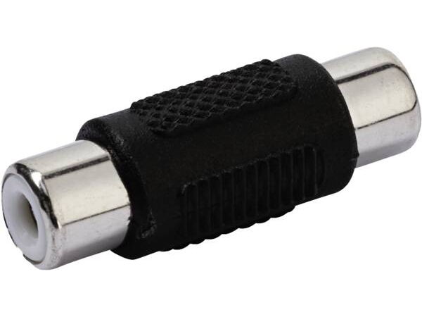 Vivanco Vvaadaprcaff, 1X Rca, 1X Rca, Sort