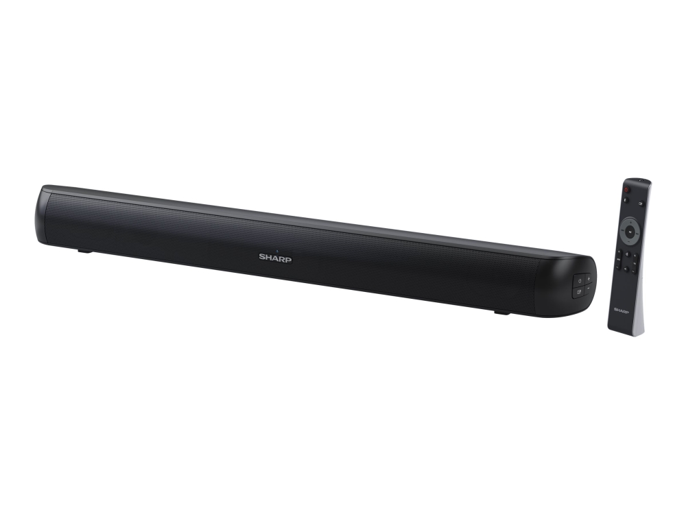 Sharp HT-SB107 - Lydbar - til TV/skærm - trådløs - Bluetooth - mat sort billede