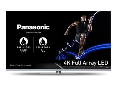 Panasonic Tv-65W93ae6, 165,1 Cm (65"), 3840 X 2160 Pixel, Lcd, Smart-Tv, Wlan, Schwarz, Silber