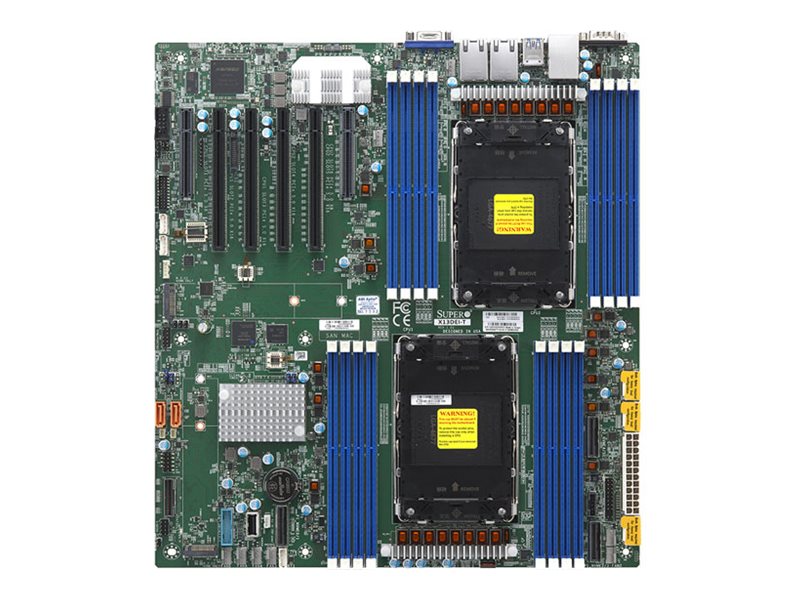 SUPERMICRO X13DEI-T - Bundkort - udvidet ATX - Intel uden CPU - LGA4677 Socket-E - 2 CPUer understøttet - Intel C741 Chipset - USB 3.0 - 2 x 10 Gigab