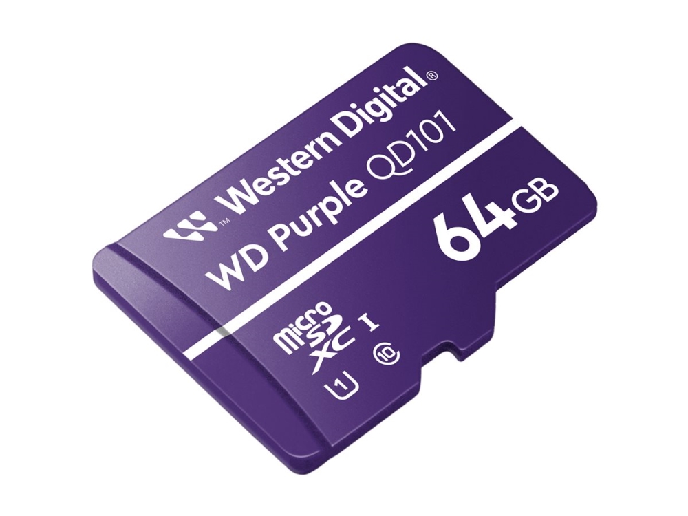 Wd Purple Sc Qd101 64 Gb Ultra Endurance Microsd Speicherkarte (Class 10, U1)