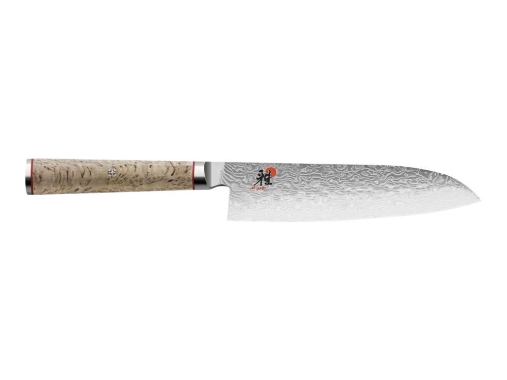 MIYABI 5000 MCD - Santoku-kniv - 18 cm - brun billede